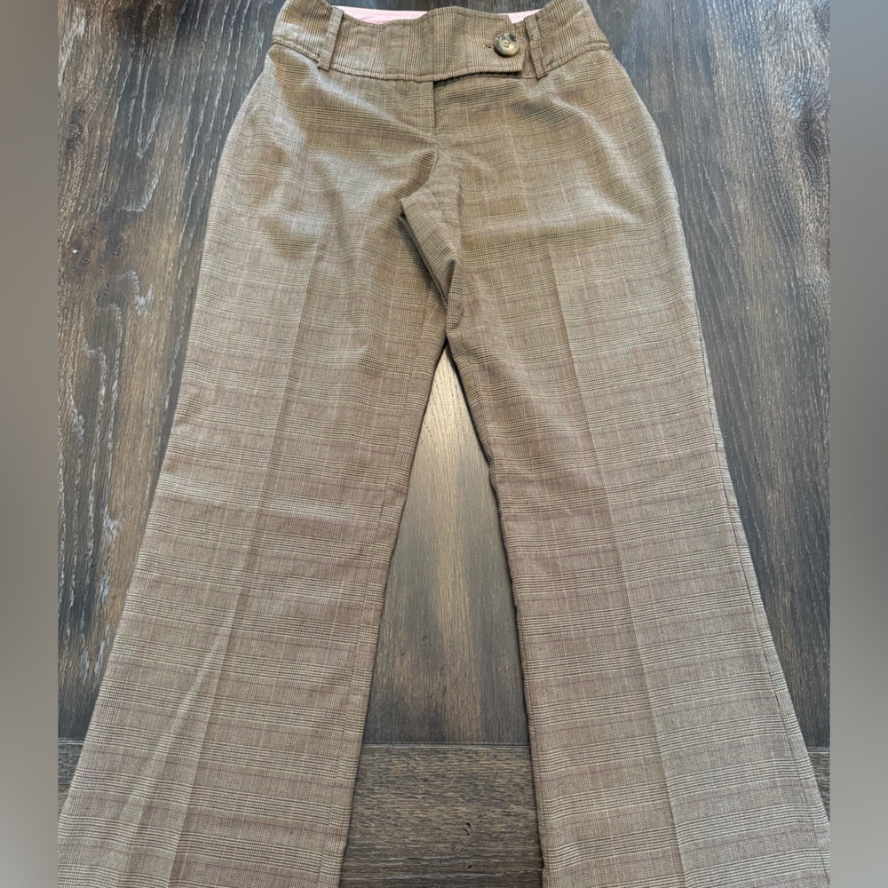 JUNIORS PLAID DRESS PANTS SIZE 5